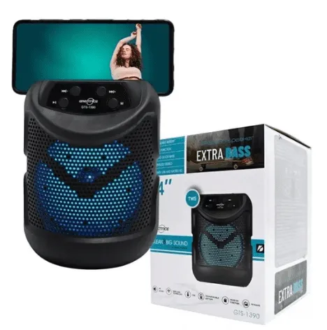 Parlante Bafle Radio Fm Tf Usb Bluetooth Recargable Portátil GTS 1390